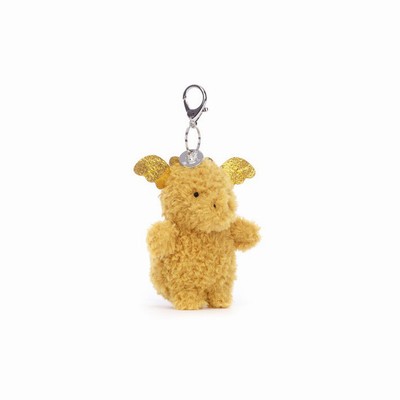 Jellycat Little Draak Tas Bedeltje | GS4570861